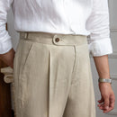 Mr Lusan Summer Linen Italian Pants Prendersons