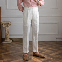 Mr Lusan Summer Linen Italian Pants Prendersons