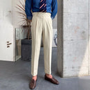 White tailored high waist