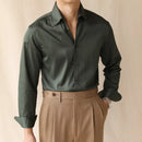 One-piece Collar Long-sleeved Shirt Prendersons