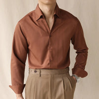 One-piece Collar Long-sleeved Shirt Prendersons
