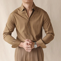 One-piece Collar Long-sleeved Shirt Prendersons