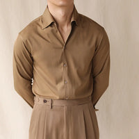 One-piece Collar Long-sleeved Shirt Prendersons