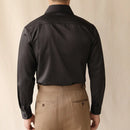 One-piece Collar Long-sleeved Shirt Prendersons