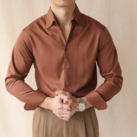 One-piece Collar Long-sleeved Shirt Prendersons