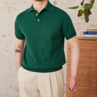 Polo Shirt Pure Cotton Breathable Hollow Retro Gentry Prendersons