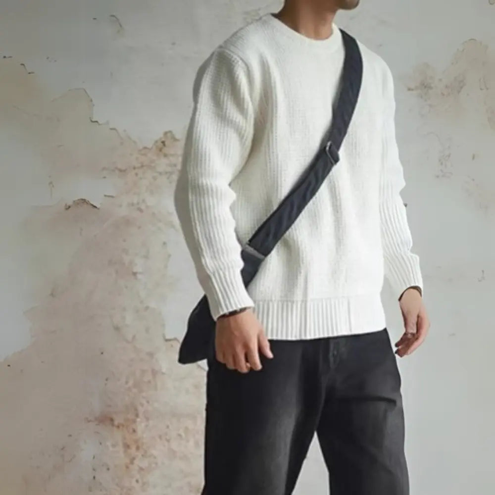 Pullover Crew Neck Sweater Men's Loose Prendersons