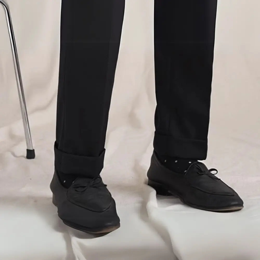 Retro Casual Business Non-ironing Mid-waist Wool Suit Pants Prendersons