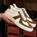 Retro Color Matching Couple Casual Flat Skateboard Shoes Prendersons