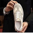 Retro Color Matching Couple Casual Flat Skateboard Shoes Prendersons