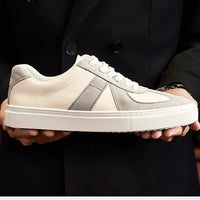 Retro Color Matching Couple Casual Flat Skateboard Shoes Prendersons