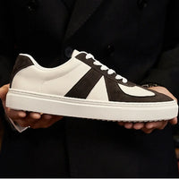Retro Color Matching Couple Casual Flat Skateboard Shoes Prendersons