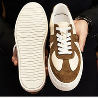 Retro Color Matching Couple Casual Flat Skateboard Shoes Prendersons