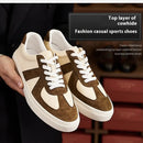 Retro Color Matching Couple Casual Flat Skateboard Shoes Prendersons