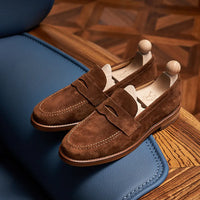 Retro Loafers Genuine Leather Handmade Leisure Prendersons