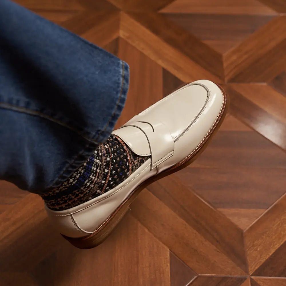 Retro Loafers Genuine Leather Handmade Leisure Prendersons