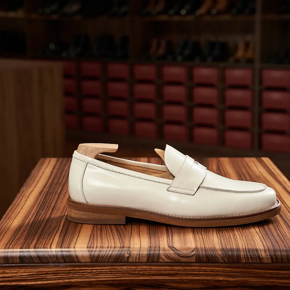 Retro Loafers Genuine Leather Handmade Leisure Prendersons