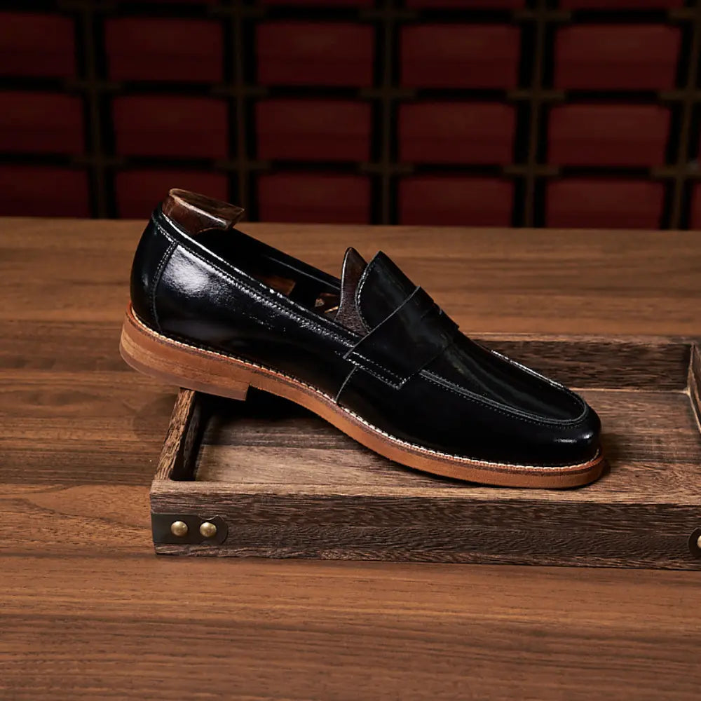 Retro Loafers Genuine Leather Handmade Leisure Prendersons