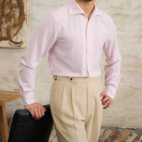 Retro One-piece Collar Striped Long-sleeved Shirt Prendersons