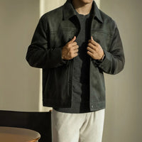 Retro Style Jacket Men's New Autumn Clothes Multi-pocket Prendersons