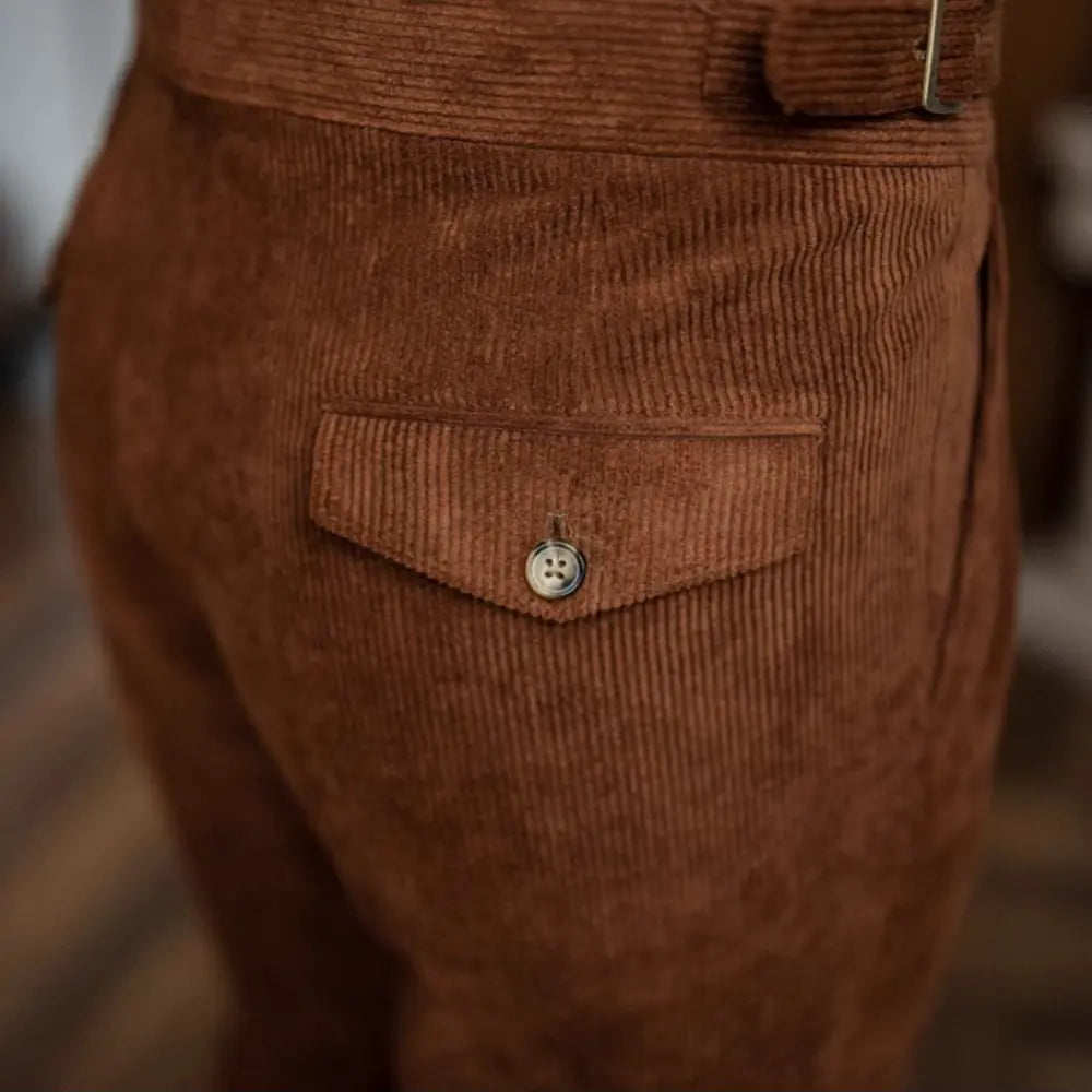 Retro Suit Pants Men's Straight Business Prendersons