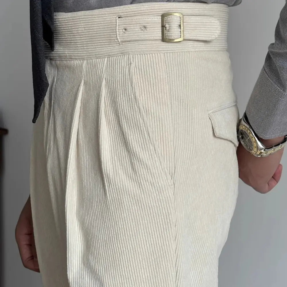Retro Suit Pants Men's Straight Business Prendersons