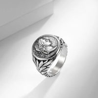 Vintage Roman warrior ring men