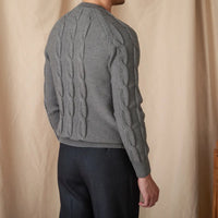 Round-neck Long-sleeved Pullover Jacquard Slim-fit Stretch Sweater Prendersons