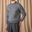 Round Neck Long Sleeve Solid Color Sweater Leisure Pullover Sweater Prendersons