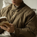 Shirt Collar Down Jacket Men's New Winter Rhombus Tooling Prendersons