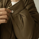 Shirt Collar Down Jacket Men's New Winter Rhombus Tooling Prendersons
