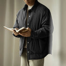 Shirt Collar Down Jacket Men's New Winter Rhombus Tooling Prendersons