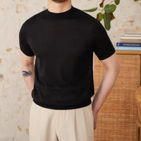 Slim Fit Small Round Neck Short Sleeve Prendersons