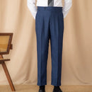Solid Color Naples High-waisted Trousers Daily Commute Straight Trousers Prendersons