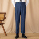 Solid Color Naples High-waisted Trousers Daily Commute Straight Trousers Prendersons