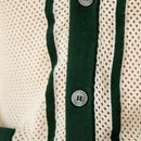 Special Preppy Style Short Sleeve Hollow Cardigan Prendersons
