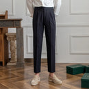 Mid-high waist Korean pants