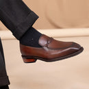 Spring And Autumn Leisure Versatile Leather Shoes For Men Prendersons