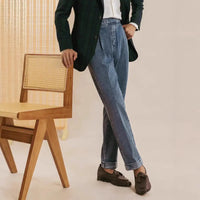 Spring And Autumn New Straight Loose Washed-out Casual Pants Prendersons