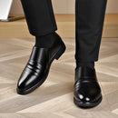 Mens soft leather business shoes