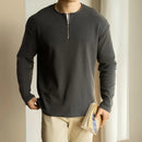 Spring Lapel T-shirt Solid Color Commute Loose Bottoming Shirt Prendersons
