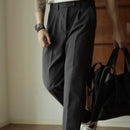 Straight Casual Draping Cropped Suit Pants Prendersons