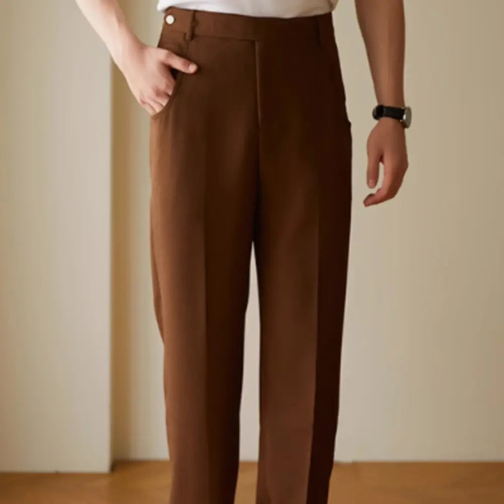 Straight Casual Long Pants Men's Thin Prendersons