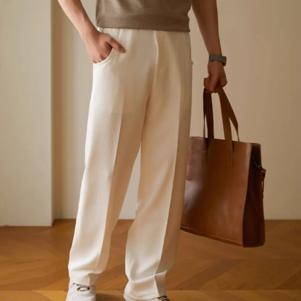 Straight Casual Long Pants Men's Thin Prendersons