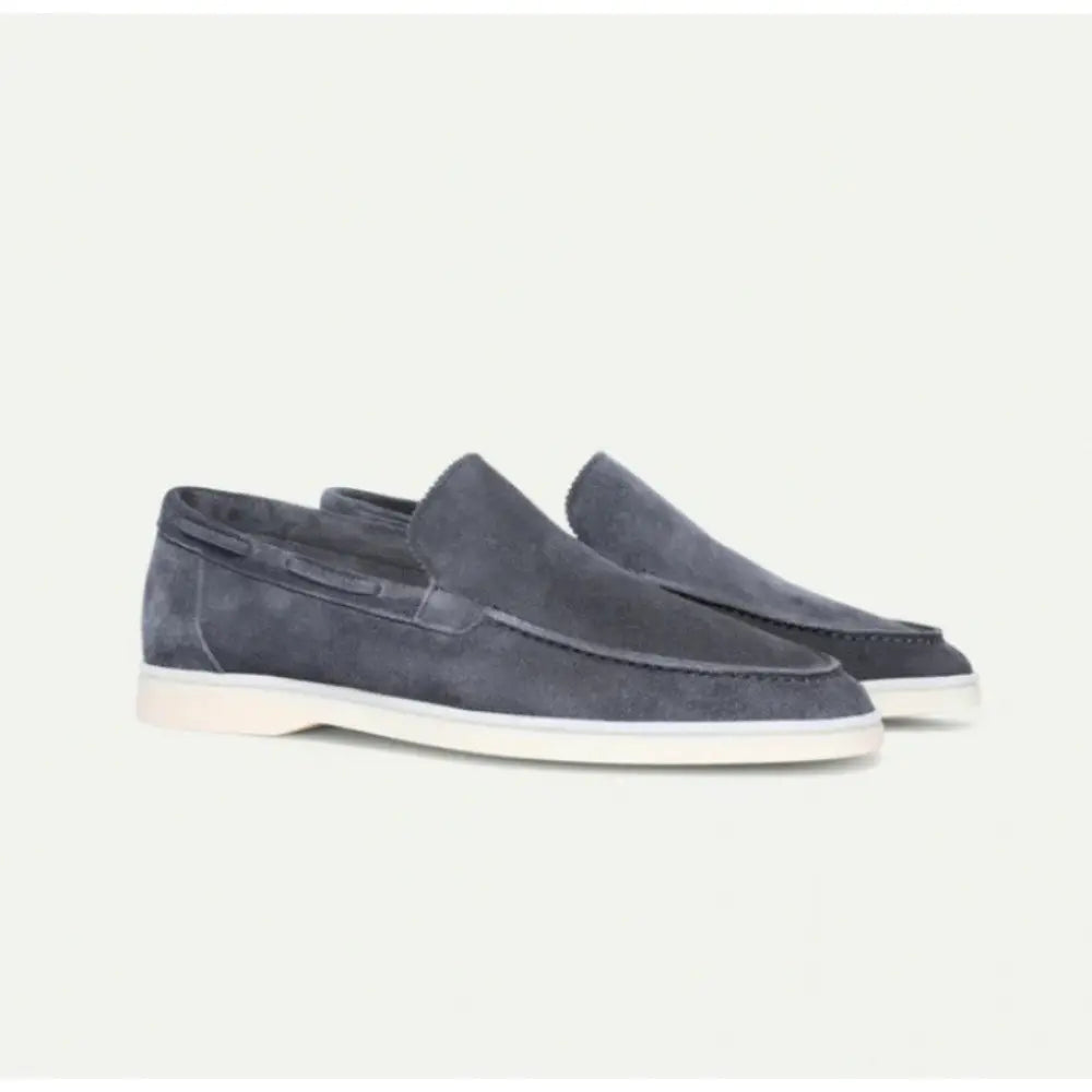 Square heel men’s loafers