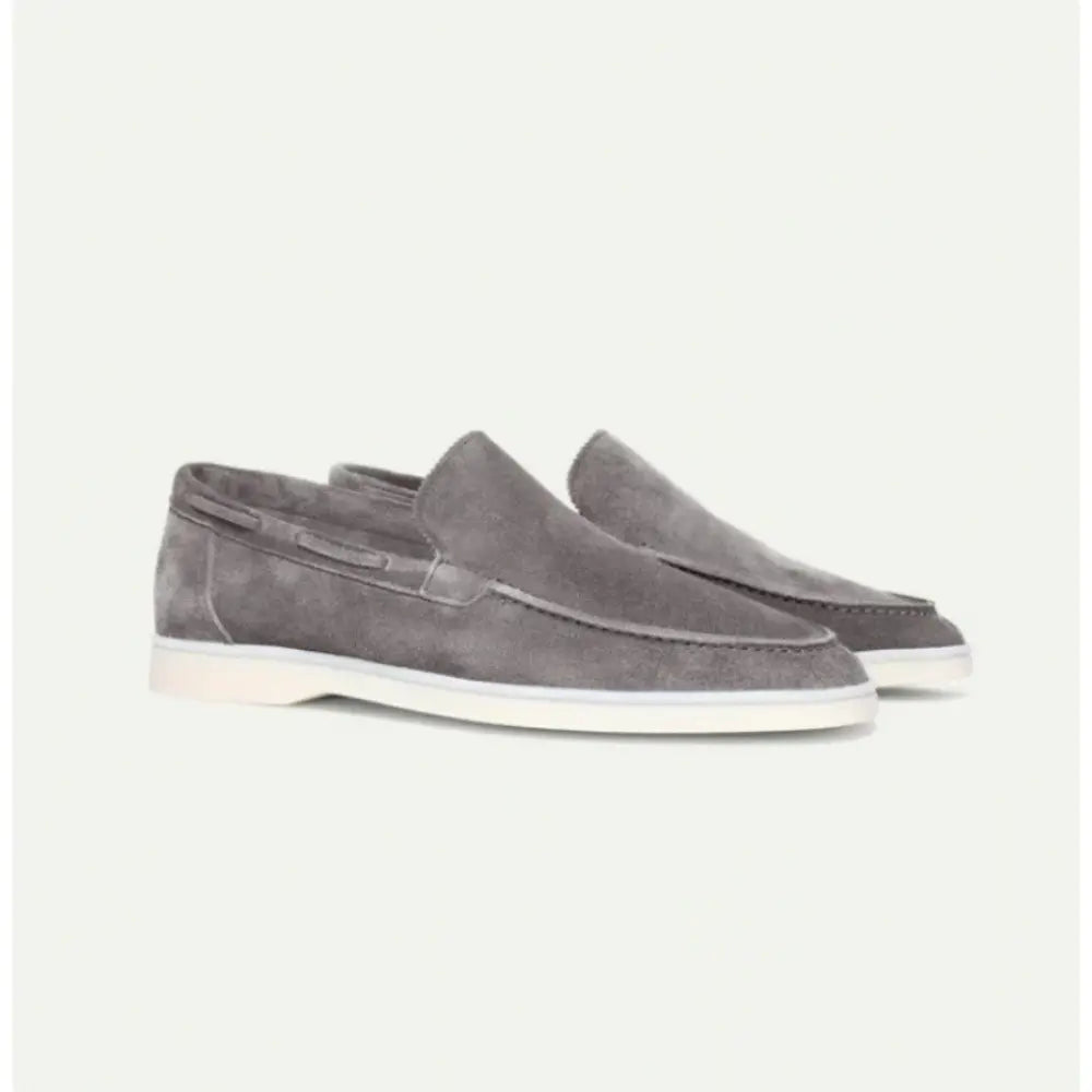 Square heel men’s loafers