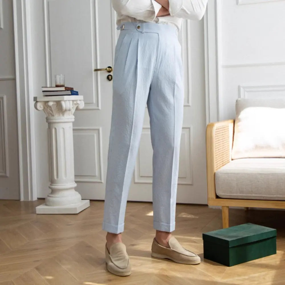 Old money style trousers