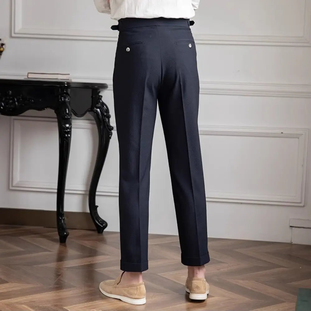 Old Money style trousers