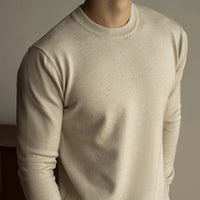 Tencel Wool Autumn And Winter Round Neck Long Sleeve Sweater Men Prendersons
