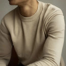 Tencel Wool Autumn And Winter Round Neck Long Sleeve Sweater Men Prendersons